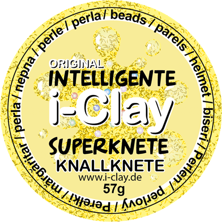 I-CLAY intelligente Knete magnetisierbar Knetmasse ziehen formen flechten 57g 