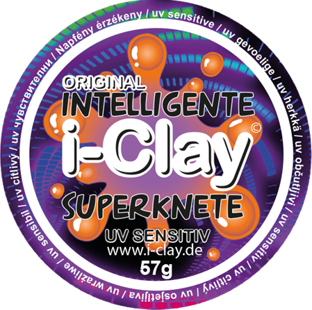 Orginal Intelligente i-clay Superknete Farbwechselnd Knete Nachtleuchtend Magnet 