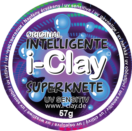 Original I-Clay intelligente Superknete Knete Nachtleuchtend Magnetisch NEU 